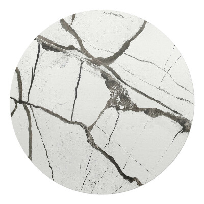 Podložka pod stoličku okrúhla Mramorové praskliny