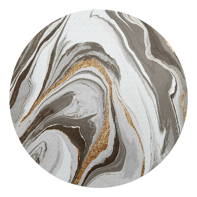 Podložka pod kolieskovú stoličku okrúhla Abstraktné vlny