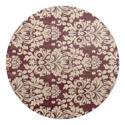 Podložka pod stoličku na kolieskach okrúhla Klasický ornament