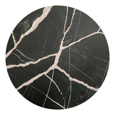 Podložka pod stoličku na kolieskach okrúhla Mramorové žily