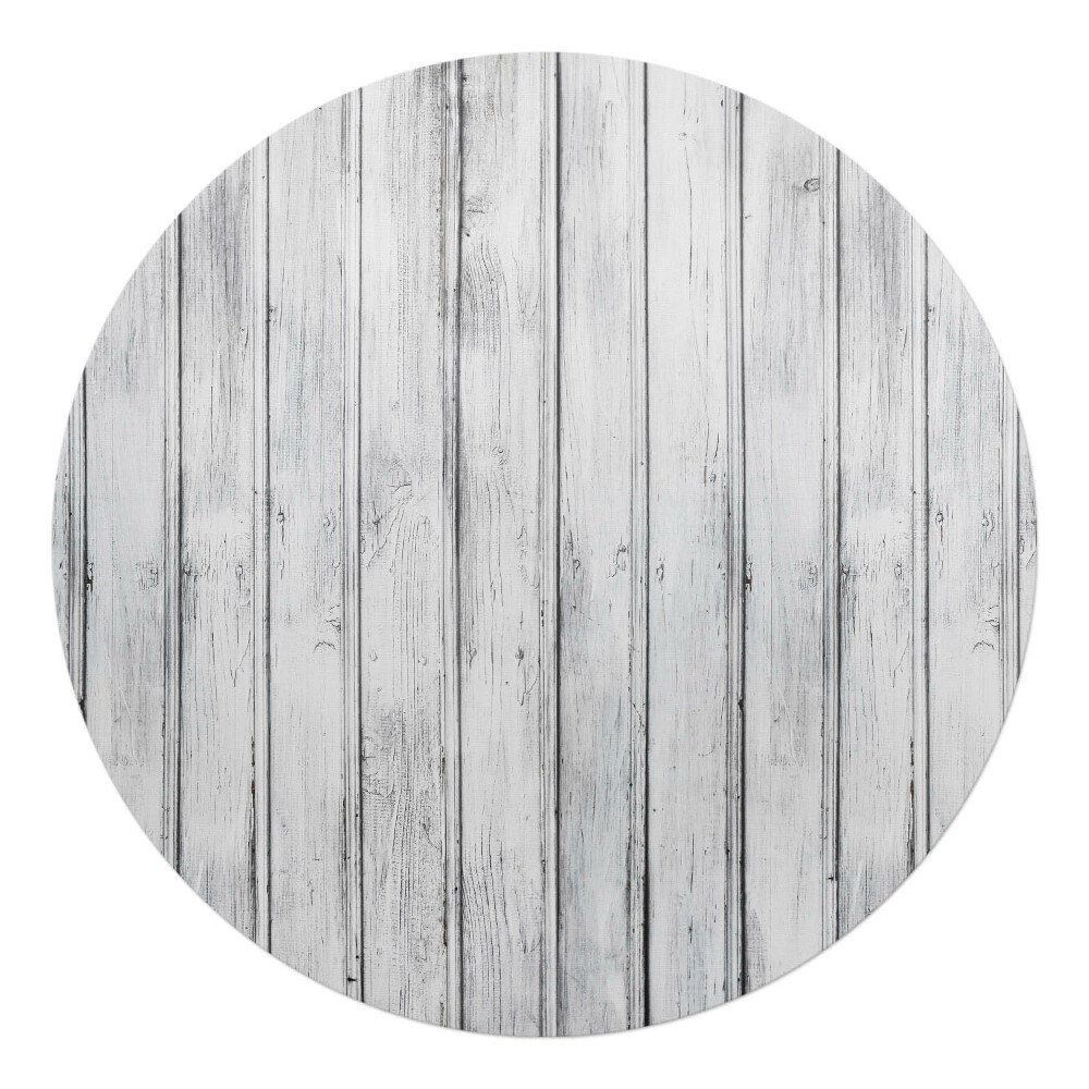 Podložka pod kolieskovú stoličku okrúhla Staré drevené dosky