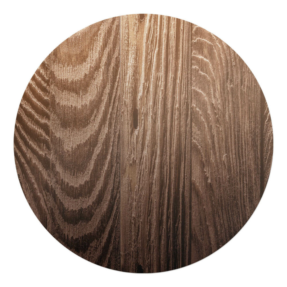 Podložka pod kolieskovú stoličku okrúhla Drevené zrno