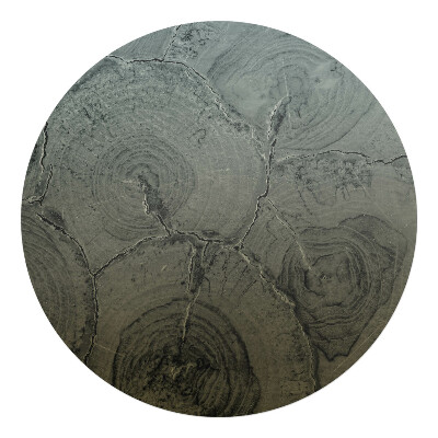Podložka pod stoličku na kolieskach okrúhla Štruktúra dreva