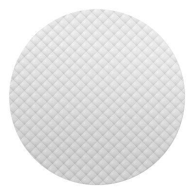 Podložka pod stoličku na kolieskach okrúhla 3D prešívaný vzor