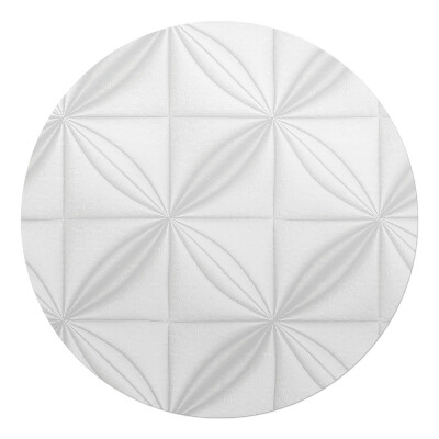 Podložka pod kolieskovú stoličku okrúhla Geometrický reliéf