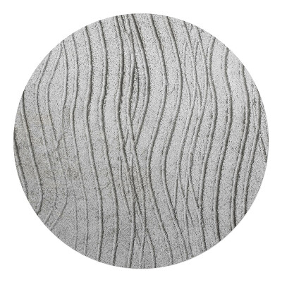 Podložka pod stoličku okrúhla Vlny na piesku