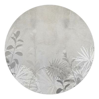 Podložka pod kolieskovú stoličku okrúhla Pozadie listov rastlín