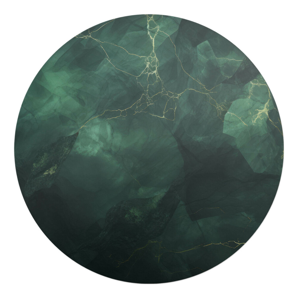 Podložka pod stoličku na kolieskach okrúhla Mramorová abstrakcia