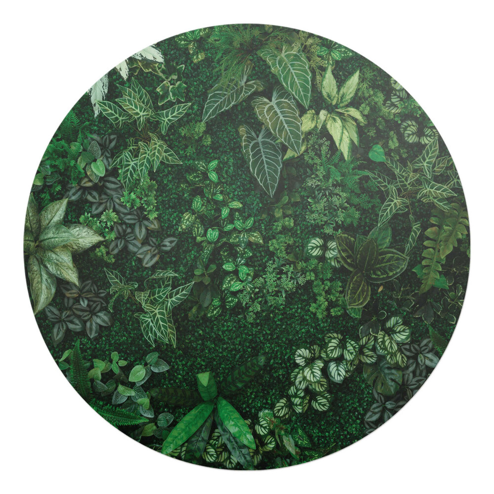 Podložka pod stoličku okrúhla Listnatá stena