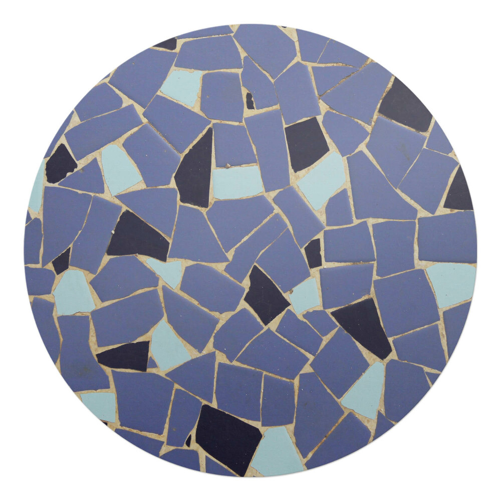 Podložka pod stoličku okrúhla Geometrická mozaika