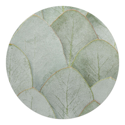 Podložka pod kolieskovú stoličku okrúhla Listy v harmónii