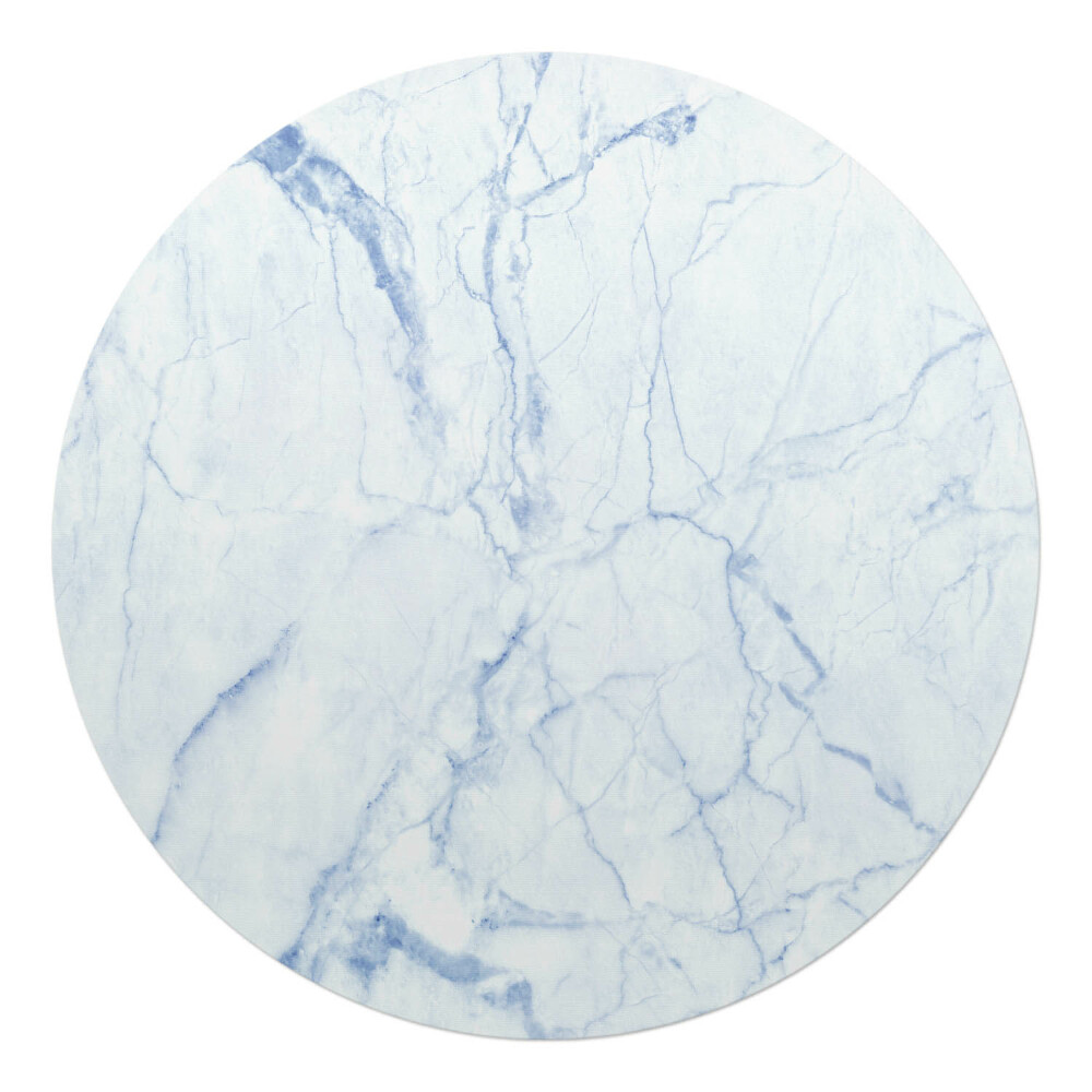 Podložka pod kolieskovú stoličku okrúhla Mramorové žily