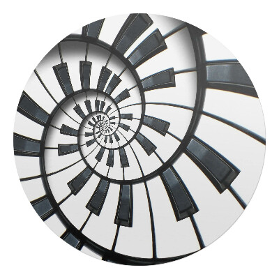 Podložka pod kolieskovú stoličku okrúhla Špirálové kľúče