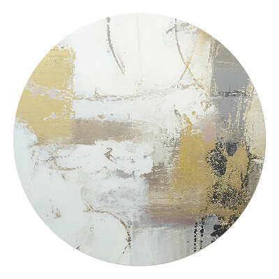 Podložka pod kolieskovú stoličku okrúhla Abstraktná textúra