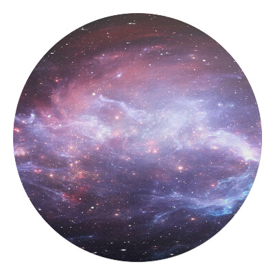 Podložka pod stoličku okrúhla Kozmická hmlovina