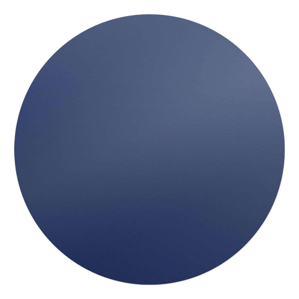 Podložka pod kolieskovú stoličku okrúhla Farba námornícka modrá