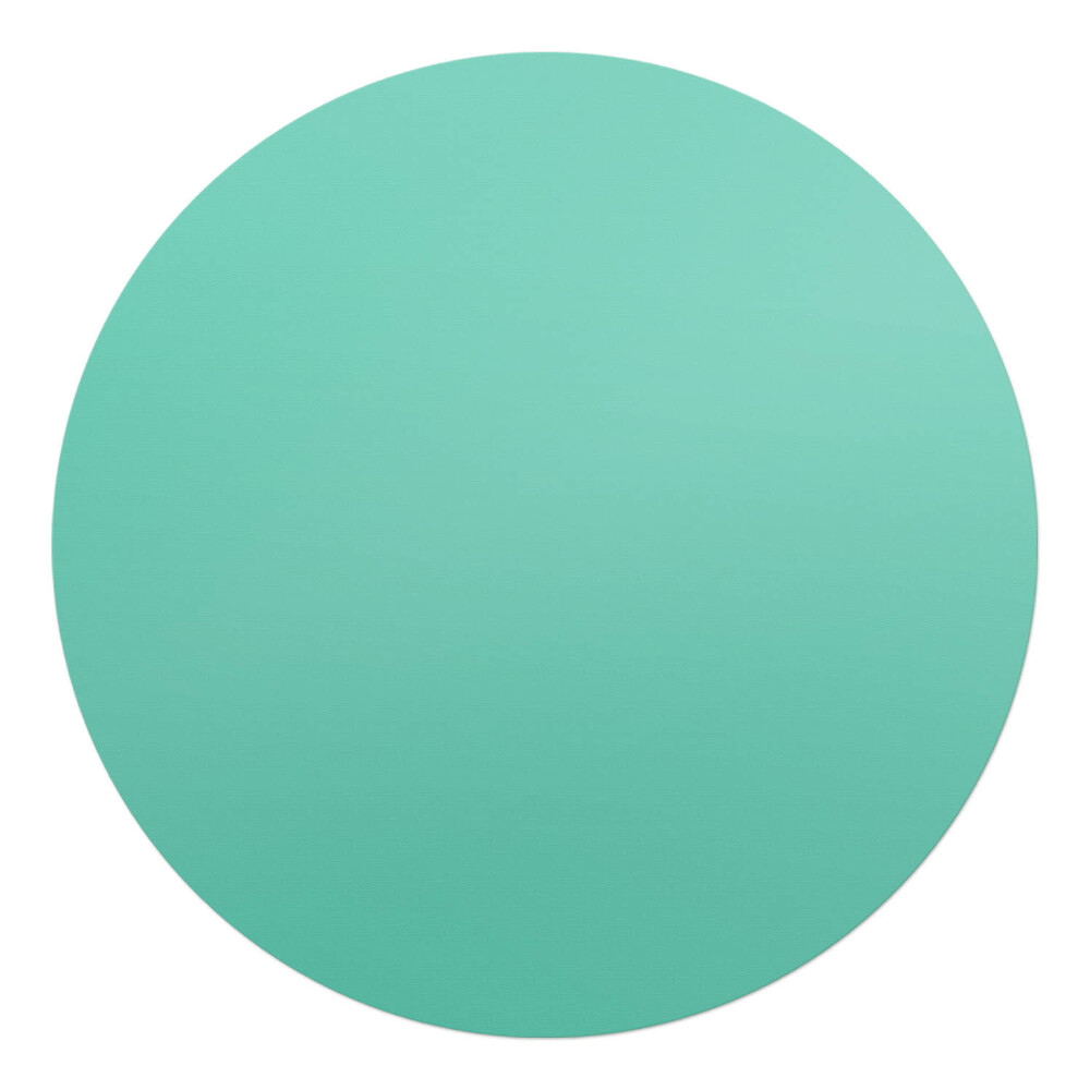 Podložka pod kolieskovú stoličku okrúhla Farba mäta