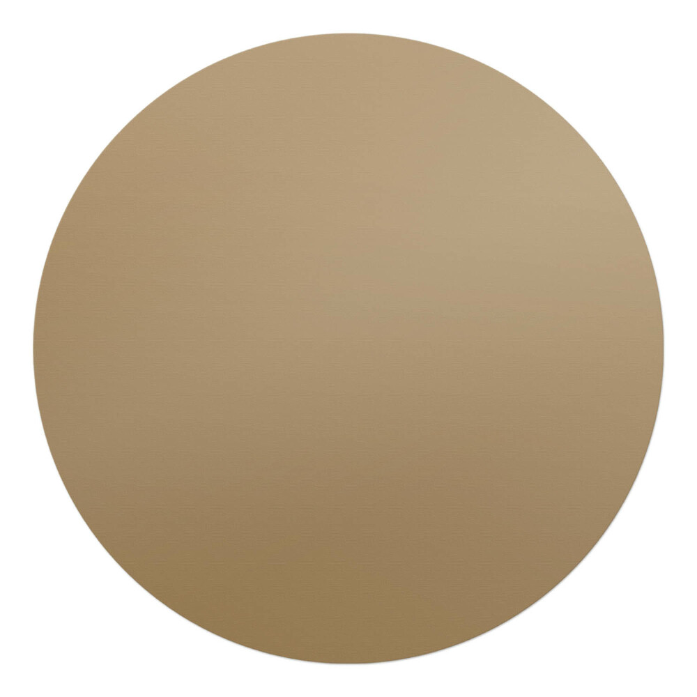 Podložka pod stoličku na kolieskach okrúhla Farba tmavožltá