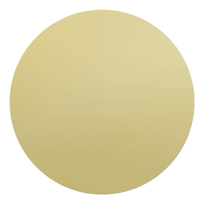 Podložka pod stoličku okrúhla Žltá farba