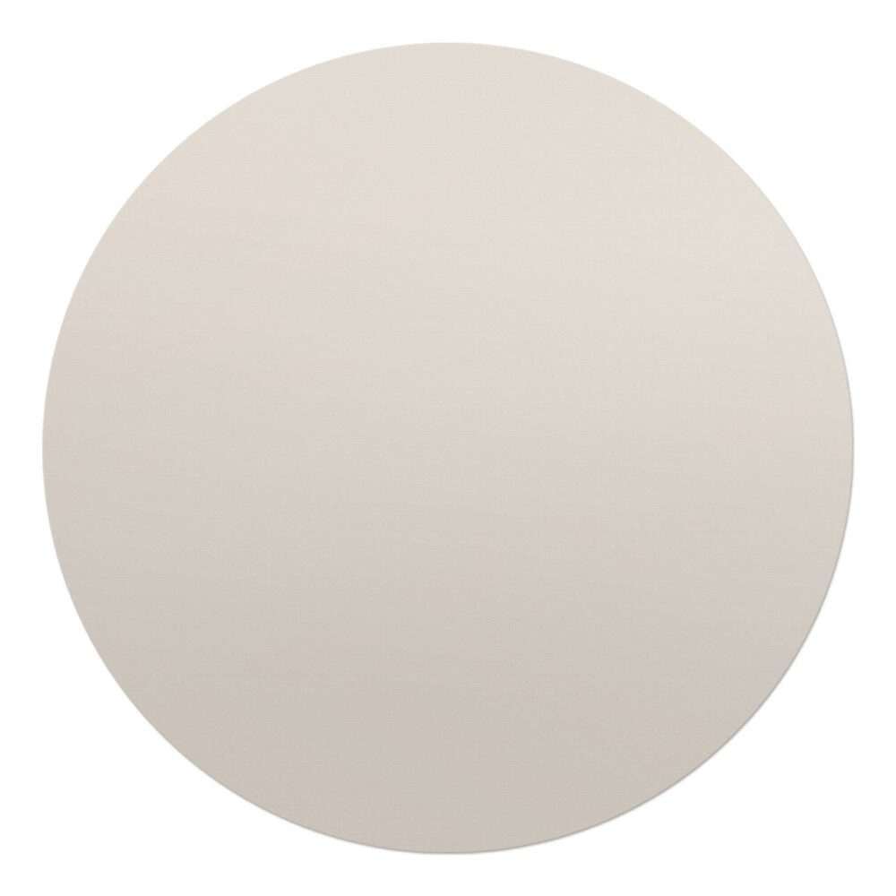 Podložka pod stoličku na kolieskach okrúhla Farba Svetlo béžová