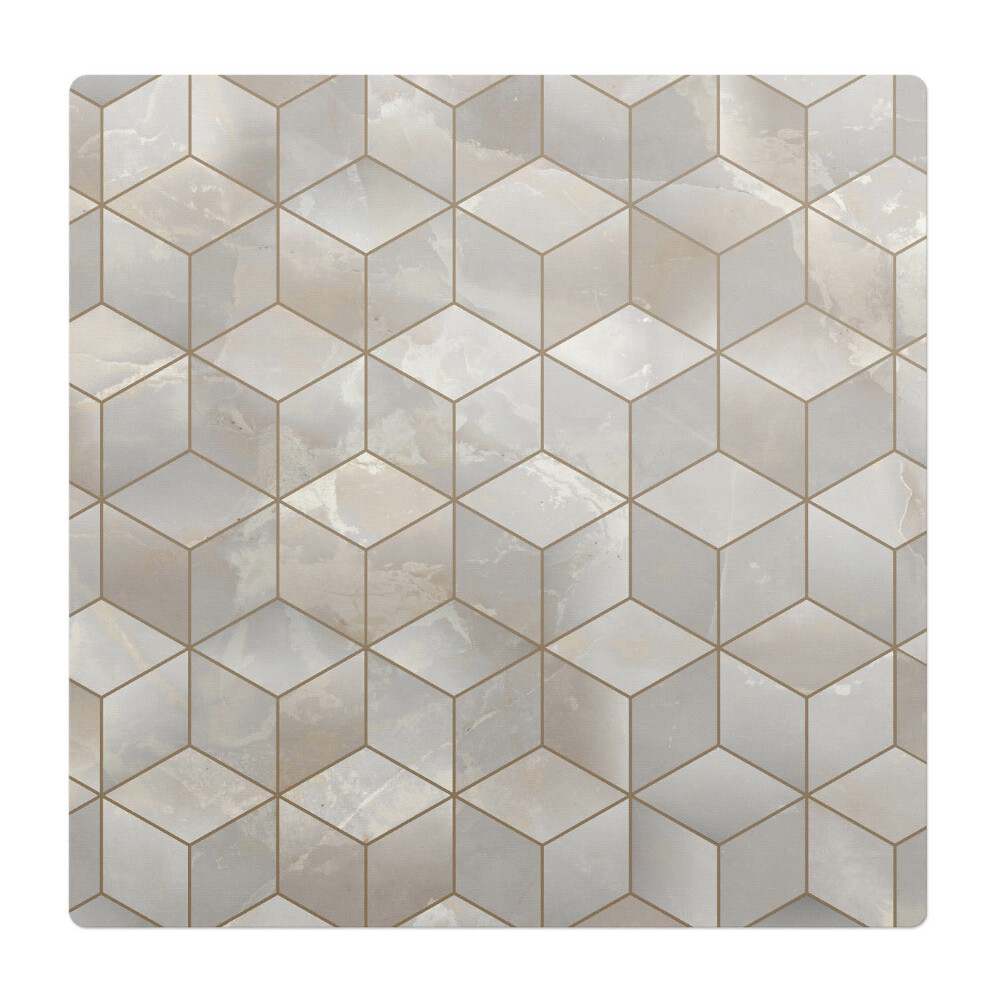 Podložka pod stoličku Geometrický 3D vzor