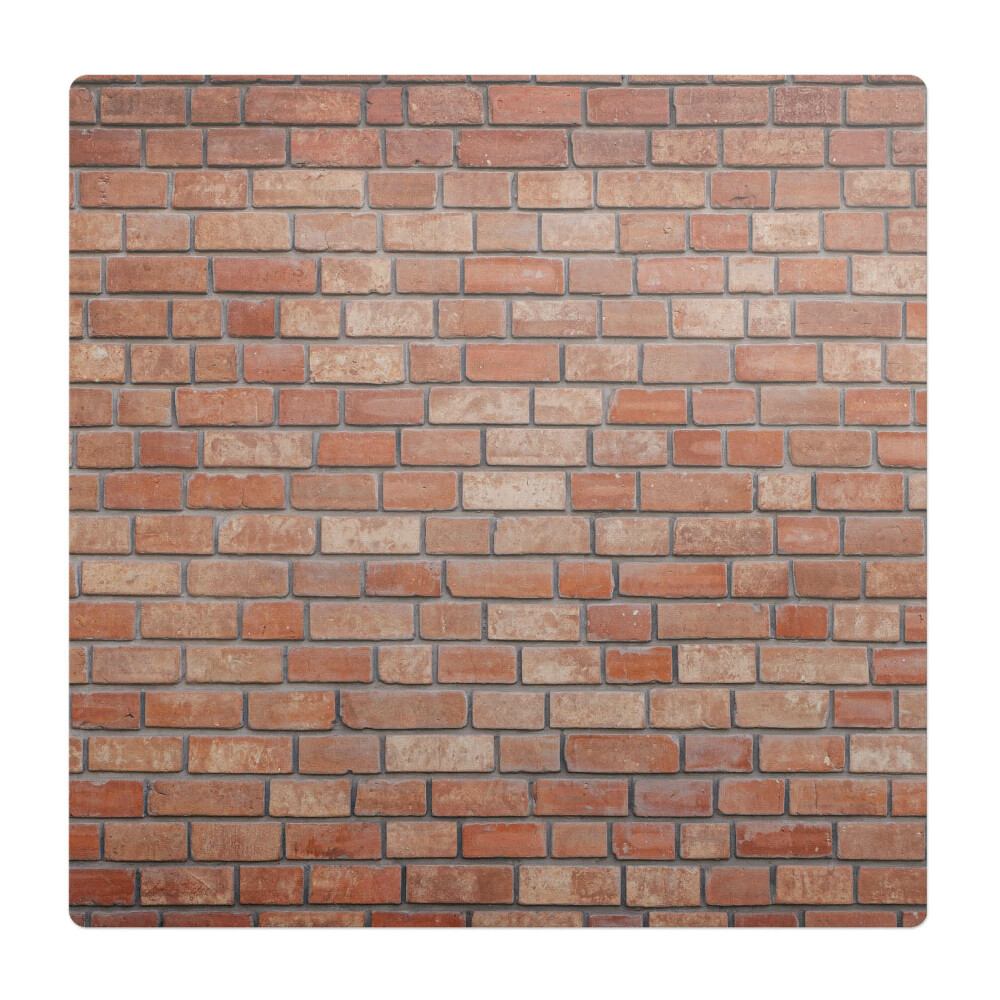 Podložka pod stoličku na kolieskach Vzor tehlovej steny