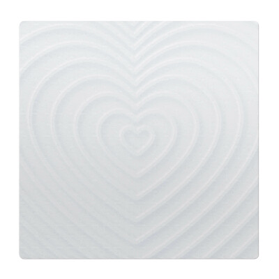 Podložka pod stoličku Srdce v riadkoch