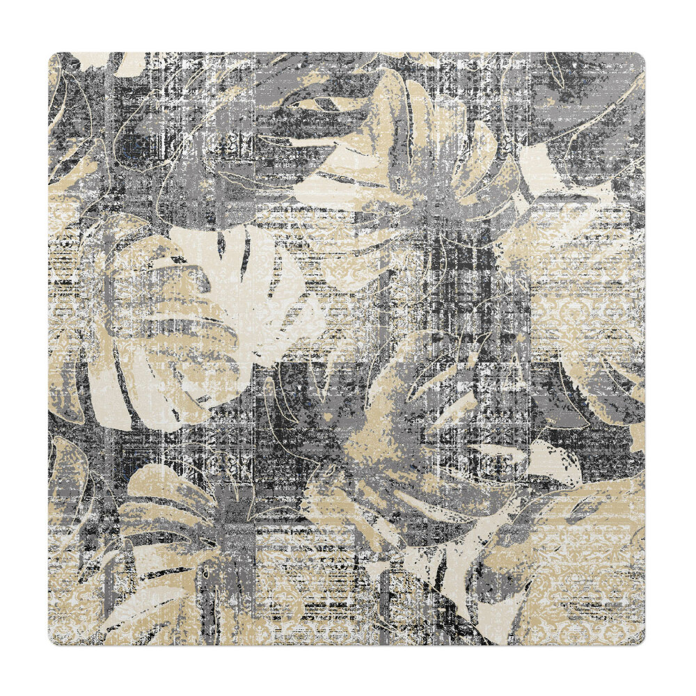 Podložka pod stoličku na kolieskach Retro vinobranie listy