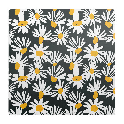 Podložka pod stoličku Retro kvetinový vzor