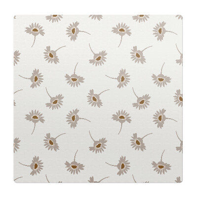 Podložka pod stoličku Retro kvetinový vzor