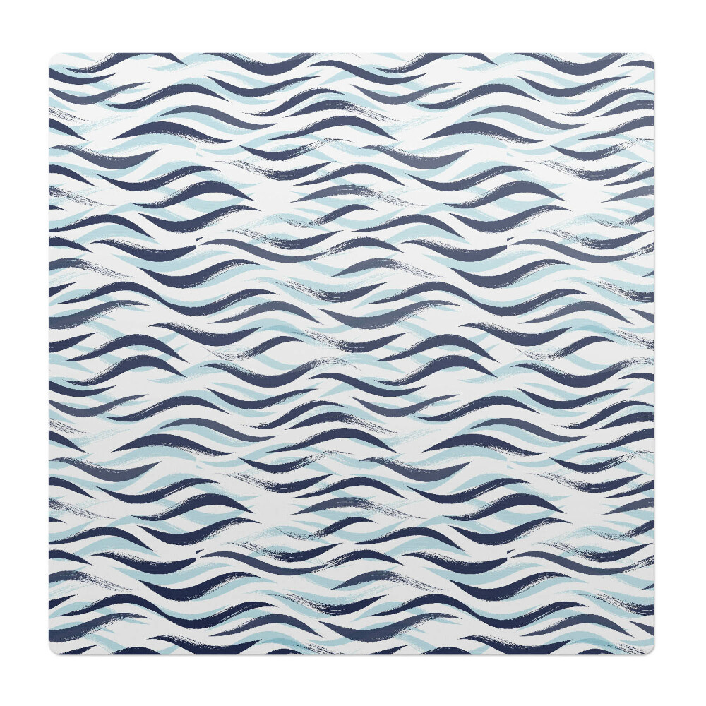 Podložka pod kolieskovú stoličku Vlnité čiary