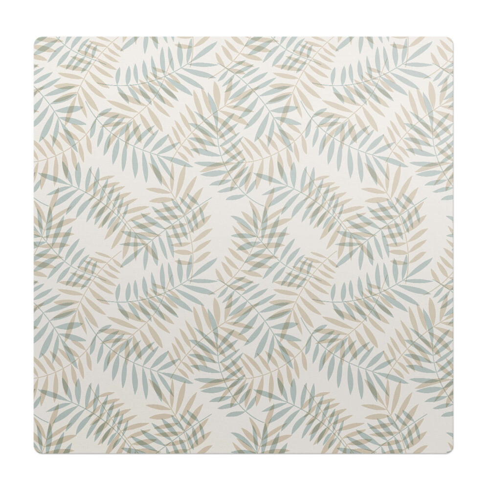 Podložka pod stoličku Listy v pastelových farbách