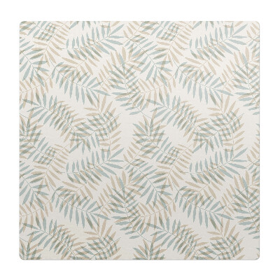 Podložka pod stoličku Listy v pastelových farbách