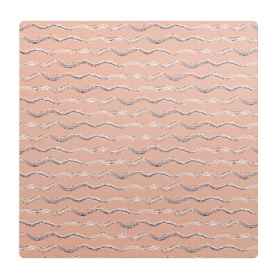 Podložka pod stoličku Vlnité pastelové čiary