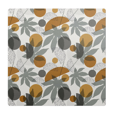 Podložka pod stoličku Geometrické listy