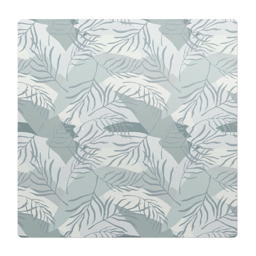 Podložka pod kolieskovú stoličku Listy v pastelových farbách