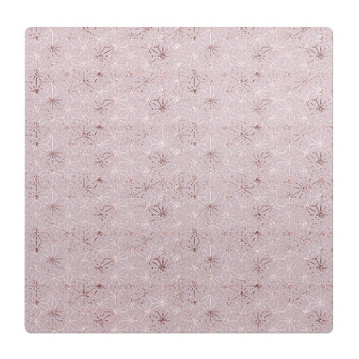 Podložka pod stoličku Geometrický kvetinový vzor