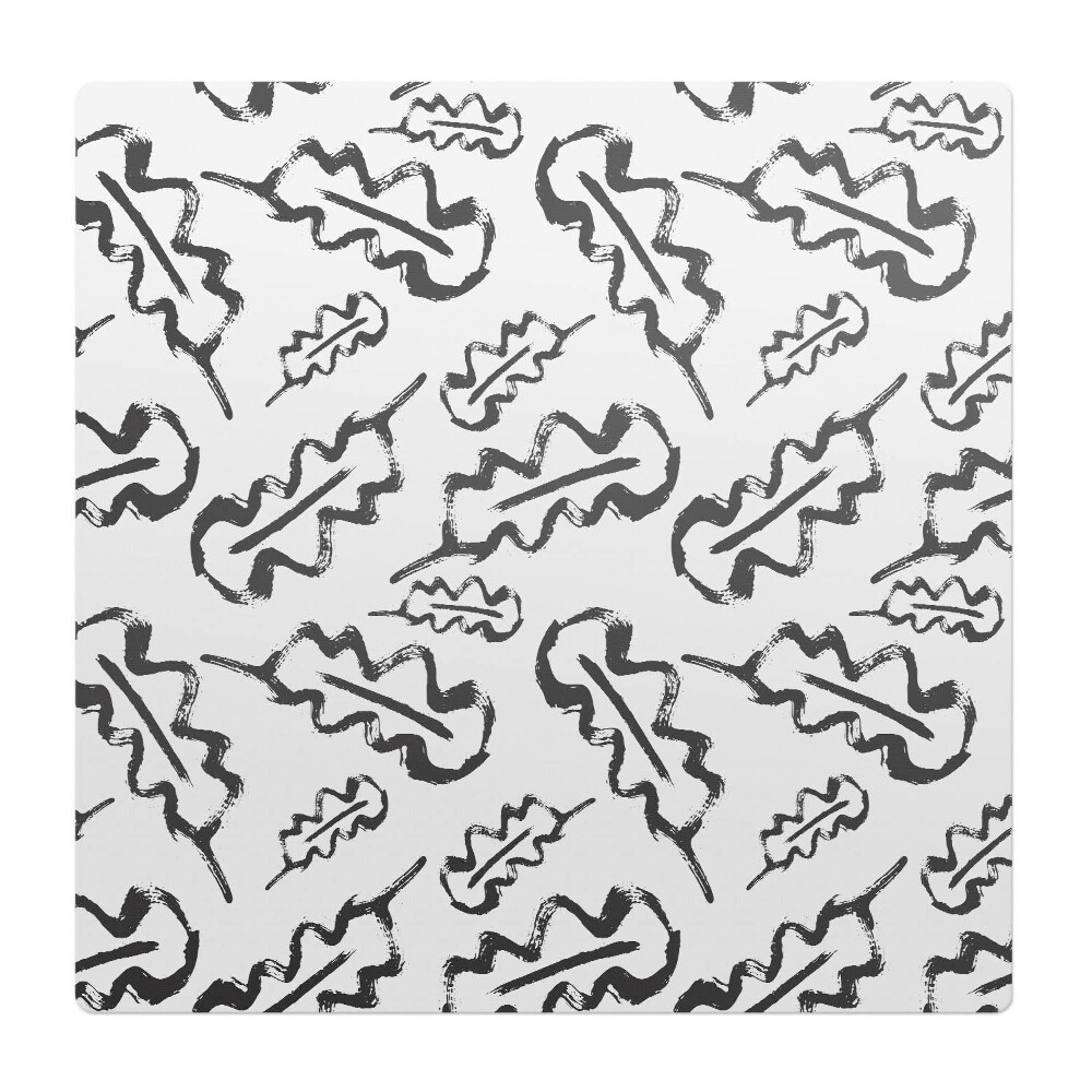 Podložka pod stoličku na kolieskach Listy v abstrakcii