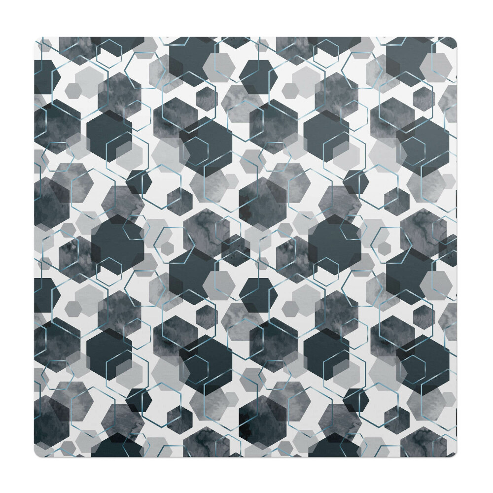 Podložka pod kolieskovú stoličku Geometrické šesťuholníky