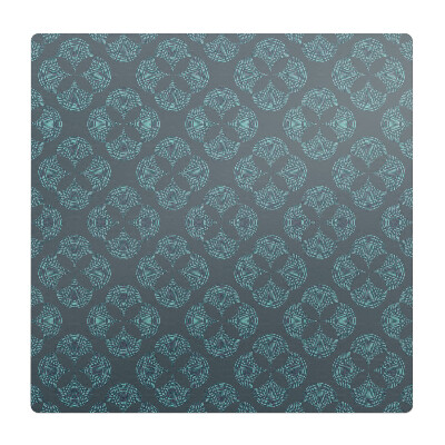 Podložka pod stoličku Geometrický kvetinový vzor