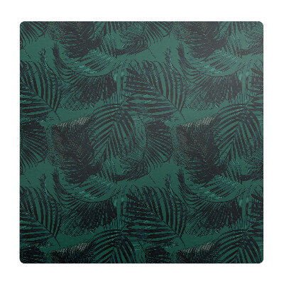 Podložka pod stoličku na kolieskach Vzor palmových listov