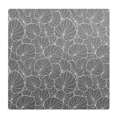 Podložka pod kolieskovú stoličku Listy v abstrakcii