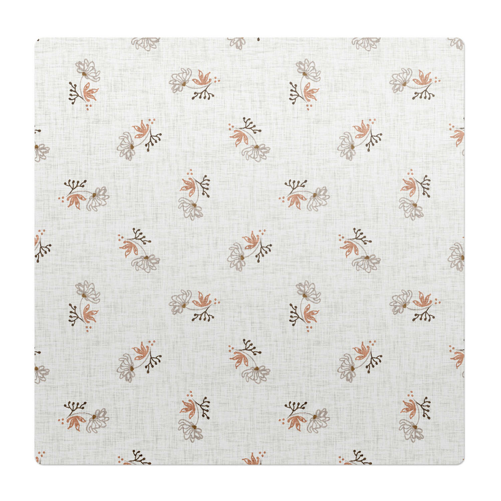 Podložka pod stoličku Jemné retro kvety