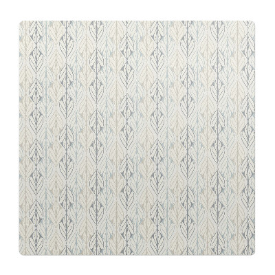 Podložka pod stoličku Listový retro vzor