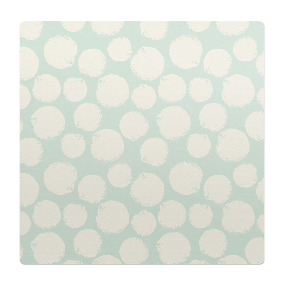 Podložka pod kolieskovú stoličku Pastelové bodky