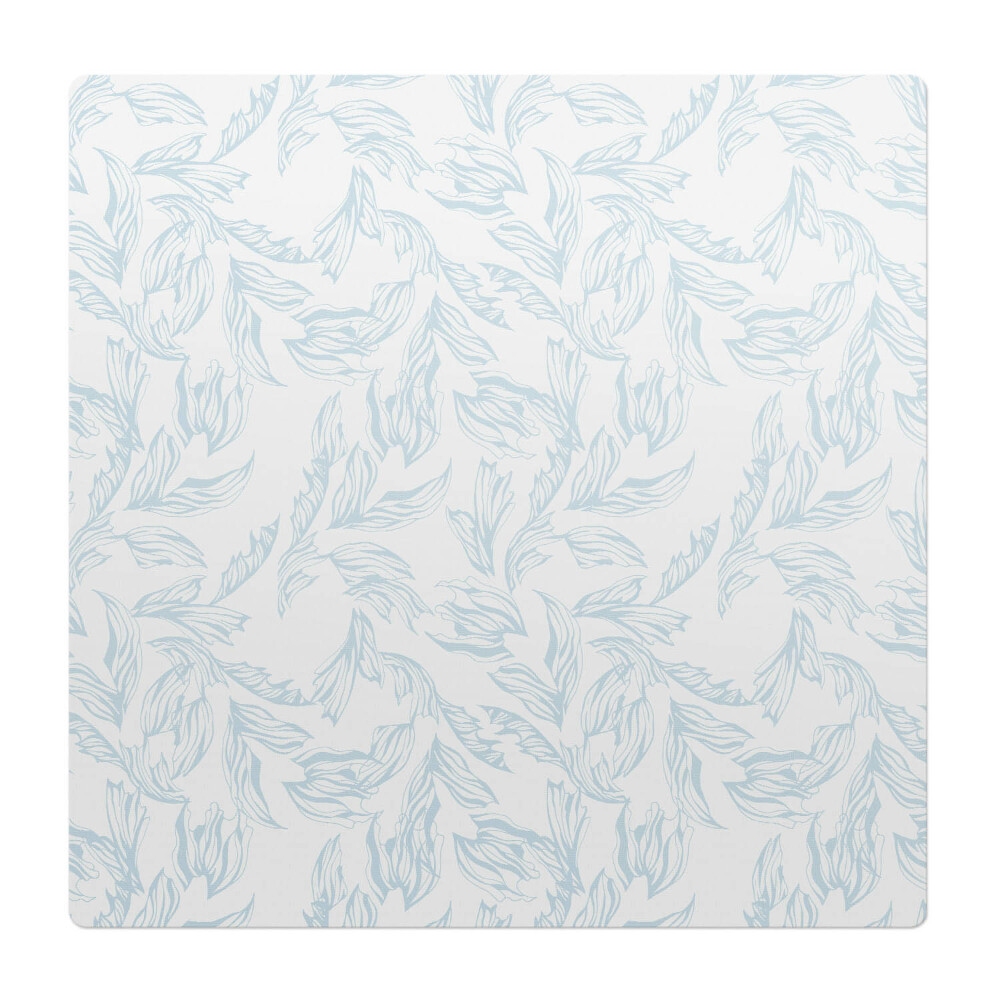 Podložka pod stoličku na kolieskach Jemné listy