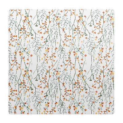 Podložka pod stoličku Jesenné kvety vetvička