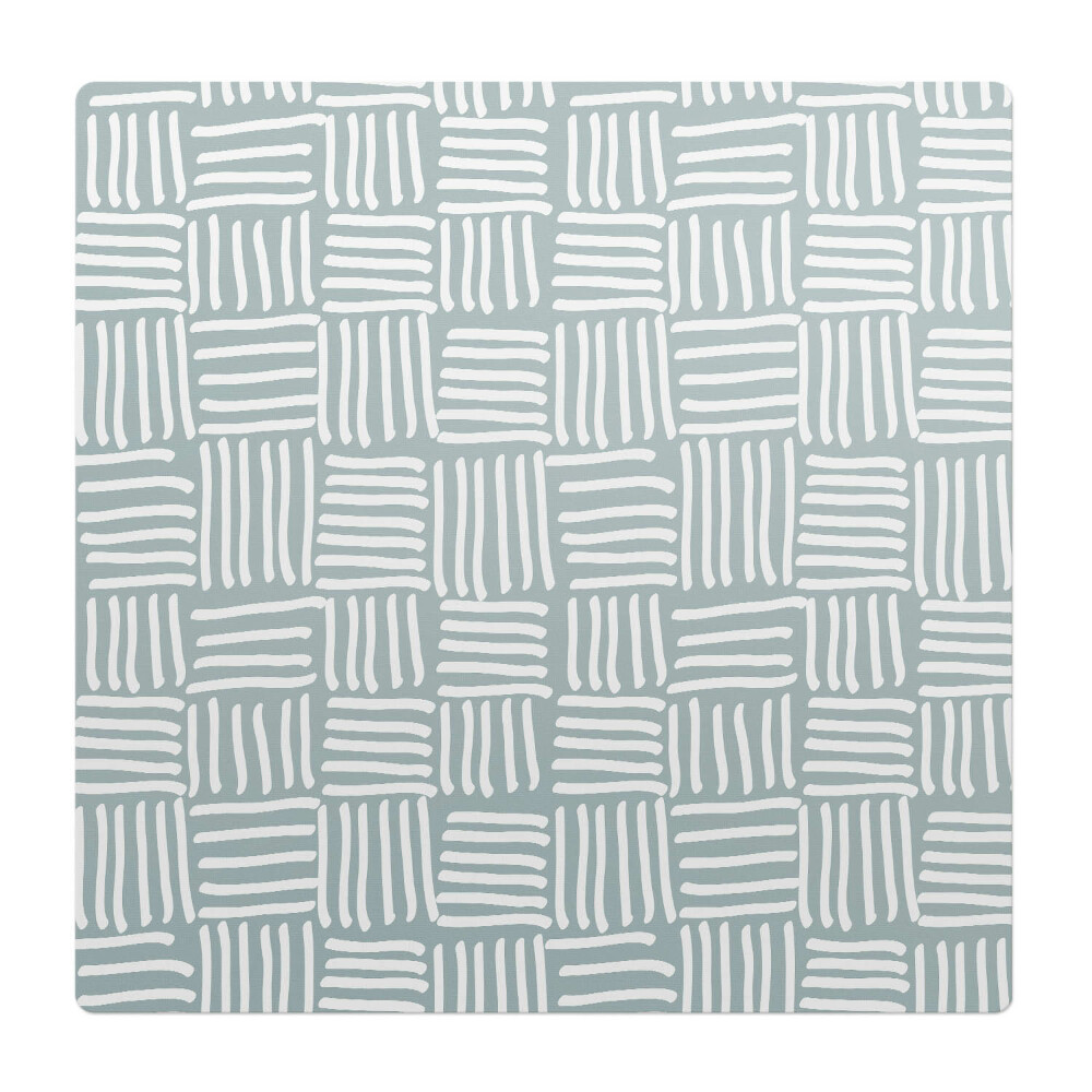 Podložka pod stoličku na kolieskach Geometrický čiarový vzor