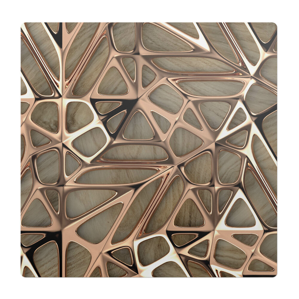 Podložka pod kolieskovú stoličku Organické 3D čiary