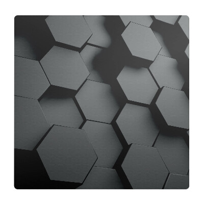 Podložka pod kolieskovú stoličku Geometrické šesťuholníky